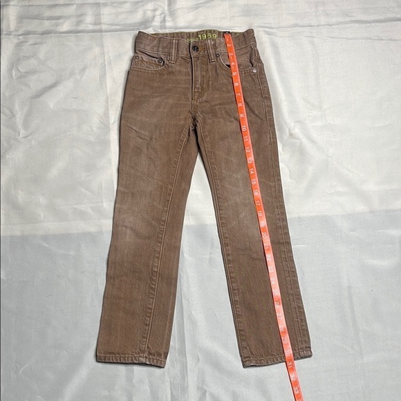 GAP Kids Brown Straight-Leg 5 Pocket Jeans - Picture 5 of 9